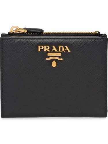 Portefeuille à plaque logo - Prada - Modalova