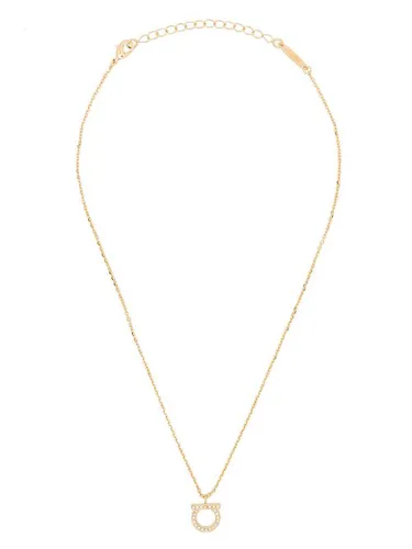 Gancini crystals necklace - Ferragamo - Modalova