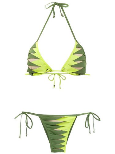 Amir Slama printed bikini - Vert - Amir Slama - Modalova