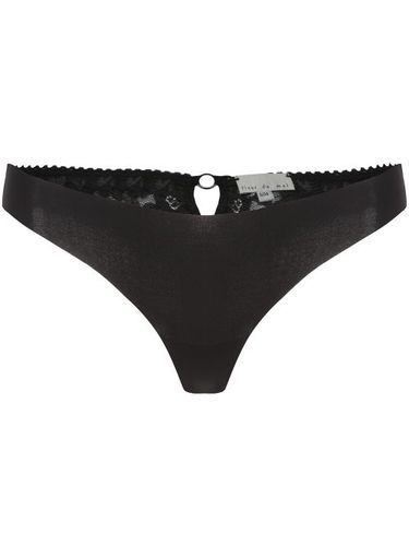 Fleur Du Mal tanga Charlotte - Noir - Fleur Du Mal - Modalova