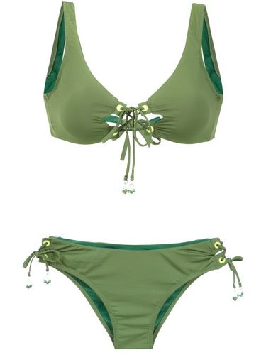 Bikini à détail de laçage - Amir Slama - Modalova
