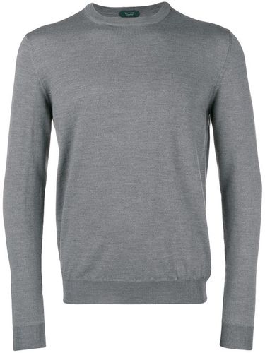 Zanone round neck jumper - Gris - Zanone - Modalova