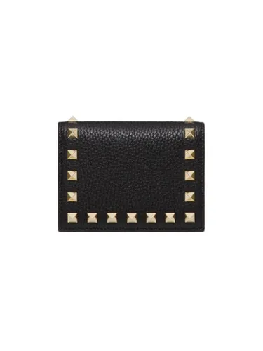 Portefeuille Compact Rockstud - Valentino Garavani - Modalova