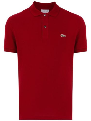 Lacoste polo à patch logo - Rouge - Lacoste - Modalova