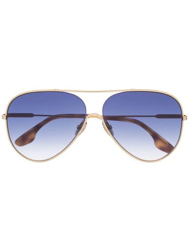 Lunettes de soleil à monture aviateur - Victoria Beckham - Modalova