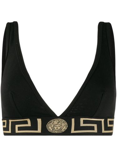 Soutien-gorge Greca Border à bonnets triangles - Versace - Modalova