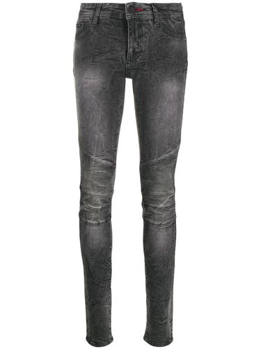 Legging façon jean à effet délavé - Philipp Plein - Modalova