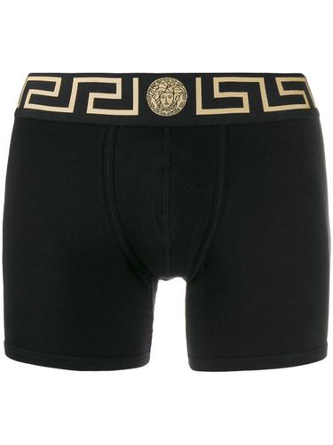 Versace boxer Greca Border - Noir - Versace - Modalova