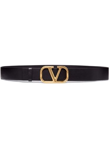 Ceinture VLogo Signature en cuir - Valentino Garavani - Modalova