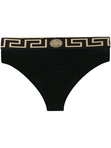 Culotte Greca Border à taille haute - Versace - Modalova