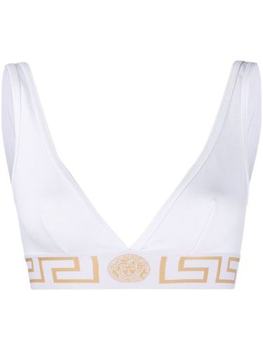 Soutien-gorge Greca Border à bonnets triangles - Versace - Modalova