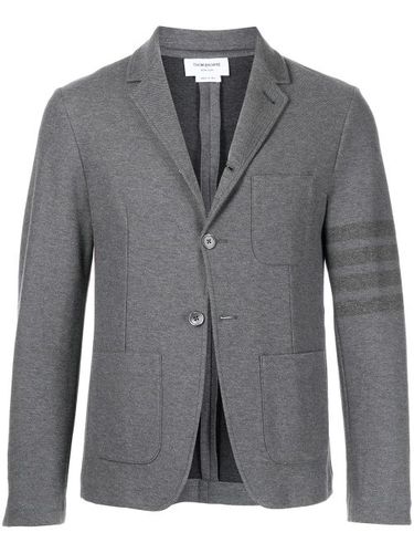 Blazer à détail 4 bandes signature - Thom Browne - Modalova