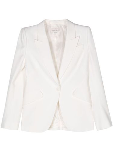 Blazer à revers crantés - Alexander McQueen - Modalova