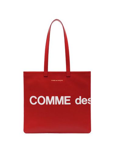 Sac cabas en cuir à logo imprimé - Comme Des Garçons Wallet - Modalova