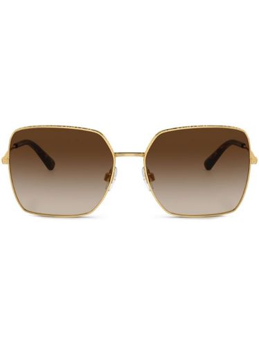 Lunettes de soleil à logo - Dolce & Gabbana Eyewear - Modalova