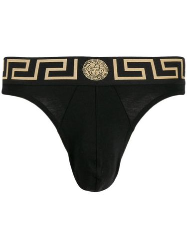 Versace string Greca Border - Noir - Versace - Modalova