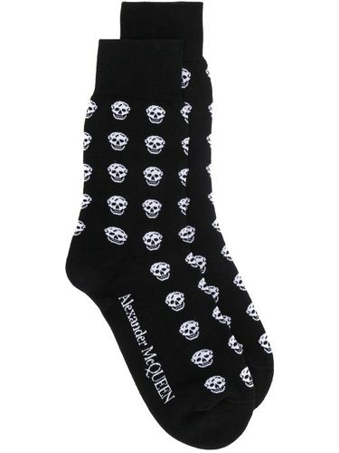 Chaussettes à motif tête de mort - Alexander McQueen - Modalova