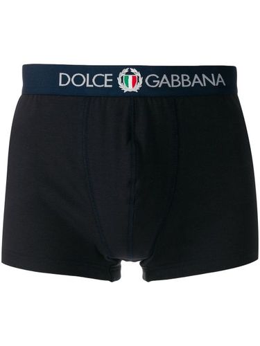 Boxer à taille à logo - Dolce & Gabbana - Modalova