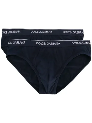 Dolce & Gabbana slip à logo - Bleu - Dolce & Gabbana - Modalova