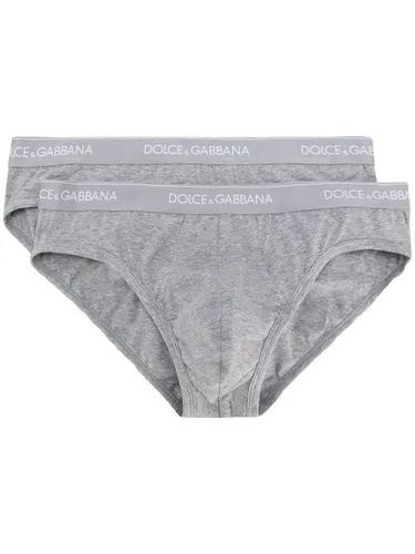 Dolce & Gabbana slip à logo - Gris - Dolce & Gabbana - Modalova