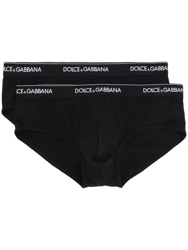 Lot de deux slips à logo - Dolce & Gabbana - Modalova