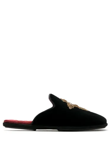 Slippers à broderies - Dolce & Gabbana - Modalova