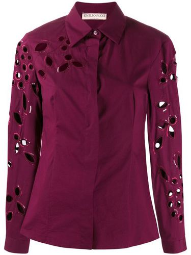 Blouse à découpes et sequins - PUCCI - Modalova