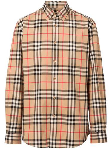 Chemise en popeline à carreaux vintage - Burberry - Modalova