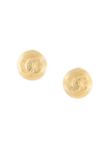 Boucles d'oreilles à logo - CHANEL Pre-Owned - Modalova