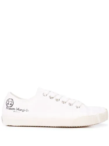 Baskets Tabi à effet tâches de peinture - Maison Margiela - Modalova
