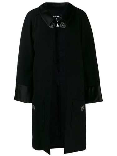 Manteau à boutons strassés - CHANEL Pre-Owned - Modalova