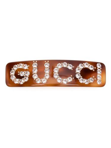 Barrette à logo orné de cristaux - Gucci - Modalova