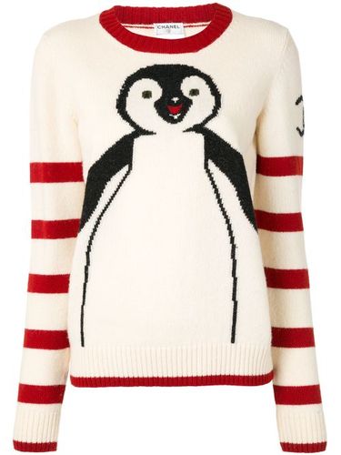 Pull en maille Penguin - CHANEL Pre-Owned - Modalova