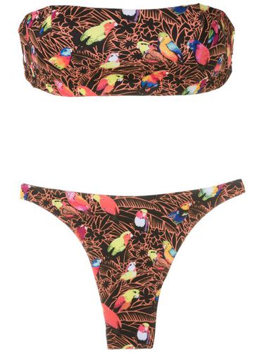 Bikini imprimé à design bandeau - Amir Slama - Modalova