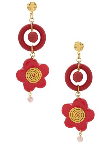 Boucles d'oreilles à design de fleur - Amir Slama - Modalova