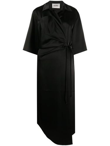 Robe-portefeuille en satin - Nanushka - Modalova