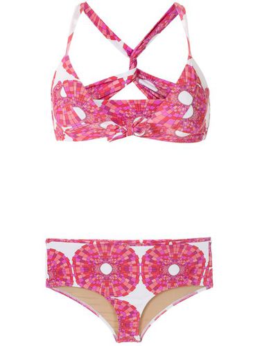 Bikini à motif géométrique - Amir Slama - Modalova