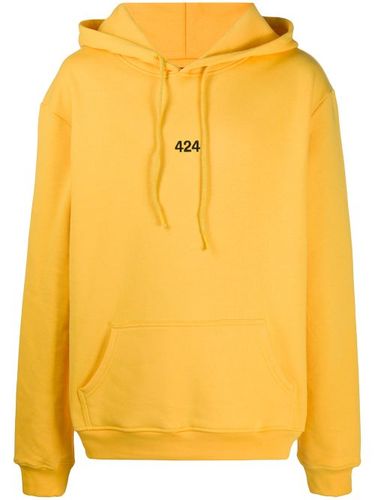Sweat à capuche à logo brodé - 424 - Modalova