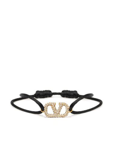 Ceinture VLOGO Signature à ornements en cristal - Valentino Garavani - Modalova