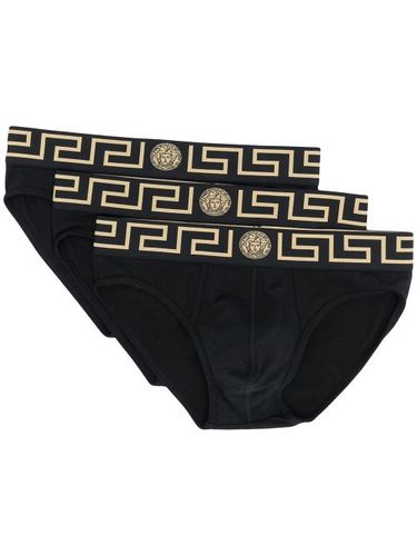 Versace slip Medusa - Noir - Versace - Modalova