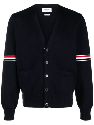 Cardigan à détails rayés - Thom Browne - Modalova