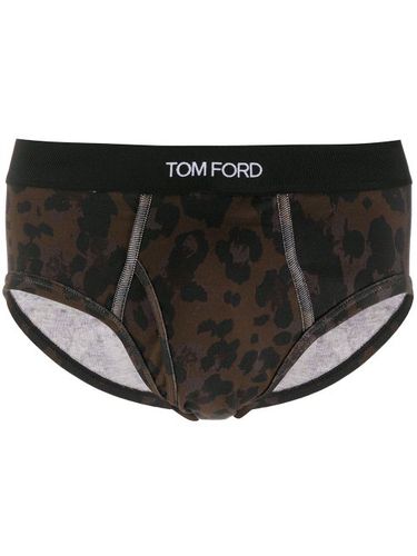 Slip à imprimé léopard - TOM FORD - Modalova