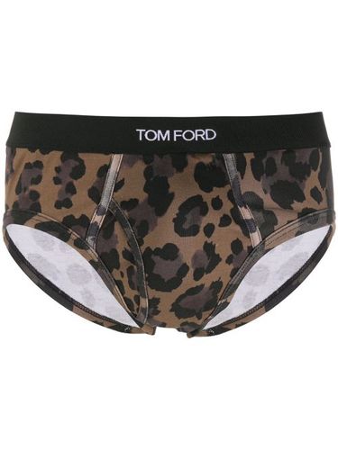 Slip à imprimé léopard - TOM FORD - Modalova