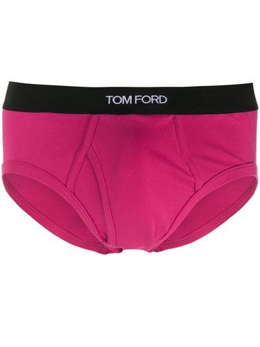 TOM FORD slip à bande logo - Rose - TOM FORD - Modalova