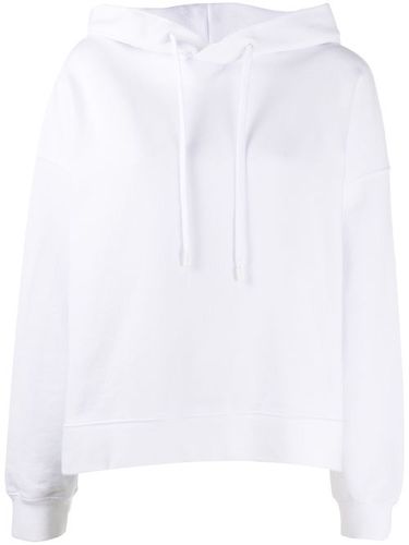 Sweat à capuche crop à slogan imprimé - Maison Margiela - Modalova