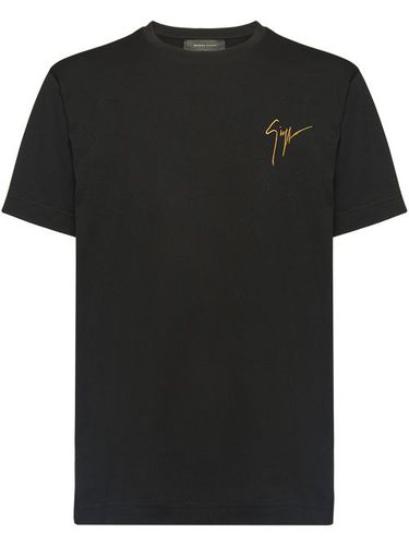 T-shirt à logo brodé - Giuseppe Zanotti - Modalova