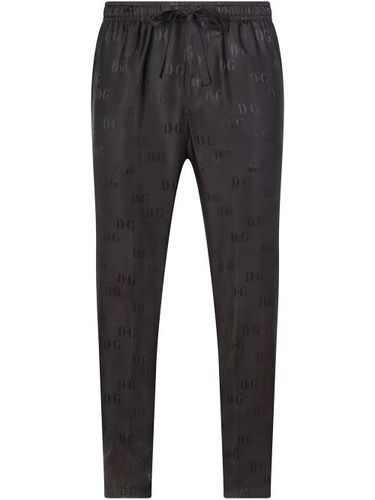 Pantalon de jogging à logo en jacquard - Dolce & Gabbana - Modalova