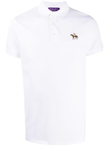 Polo à logo brodé - Ralph Lauren Purple Label - Modalova