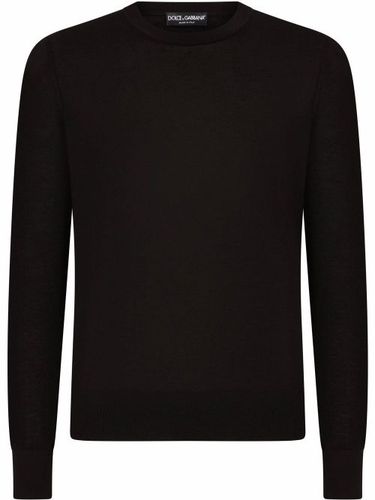 Pull en cachemire à col rond - Dolce & Gabbana - Modalova