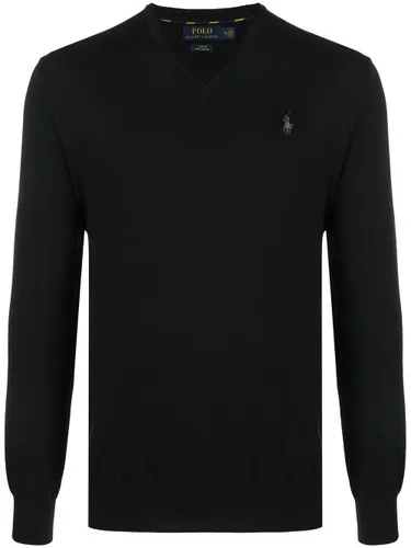 Pull en coton à logo brodé - Polo Ralph Lauren - Modalova
